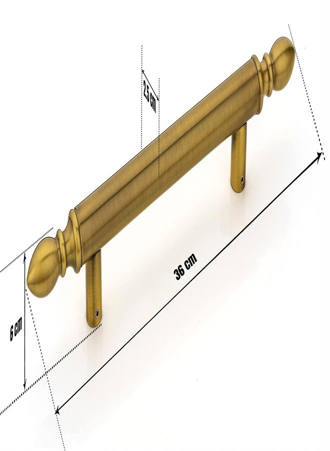 Plantex Altros Main Door Handle/14 Inch Door Handle for Main Door/Pull Push Antique Door Handle/Home & Door Decor/3 Years Warranty Pack of 1 (106, Brass Antique Finish) - Image 4